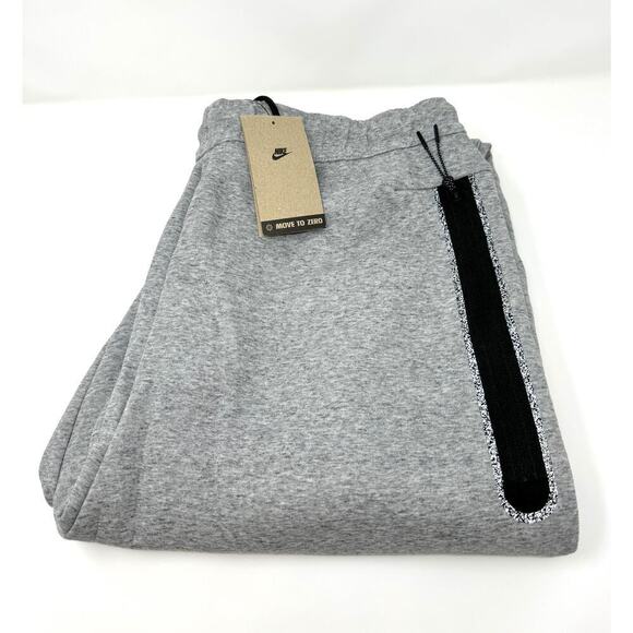 Nike Men Sportswear Tech Fleece Grey Jogger Pants, Size XXL - Picture 3 of 7